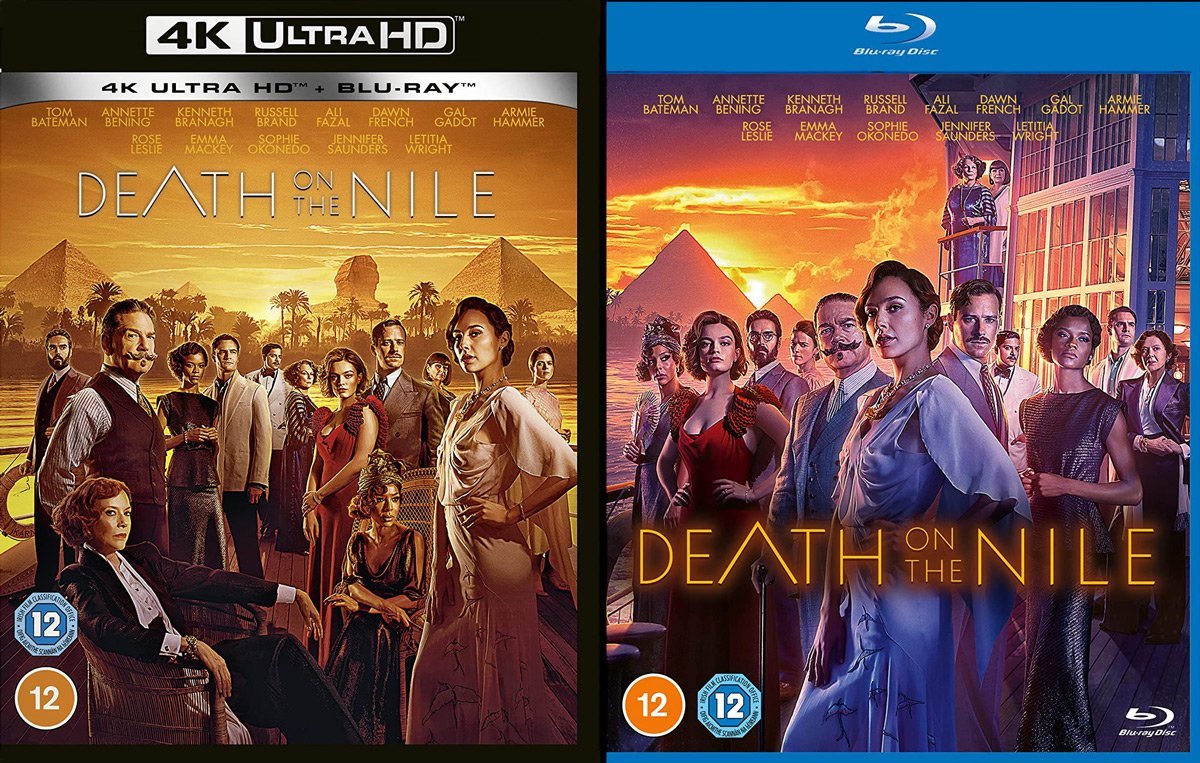 Death on the Nile 2022 4K UHD, Blu-ray & DVD Arrive in April