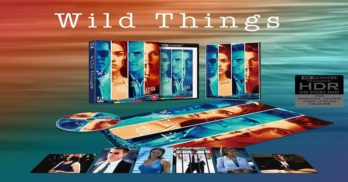 90's Crime Thriller, Wild Things 4K Ultra HD / Blu-ray Out Now!
